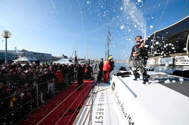 Arnaud Boissières – La Mie Câline – Vendée Globe ©  Olivier Blanchet / DPPI / Vendee Globe http://www.vendeeglobe.org/